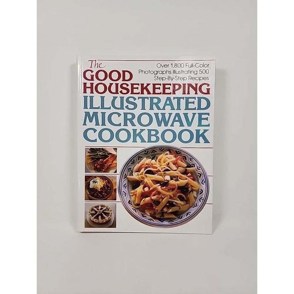 VTG The Good Housekeeping Illustrated Microwave Cookbook Hardcover 500 Recipes‎